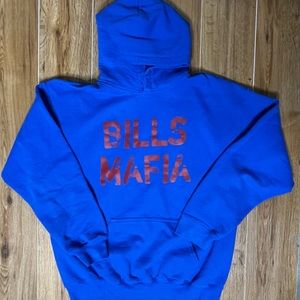 Buffalo Bills Mafia Sweatshirt Hoodie Large Josh Allen NFL